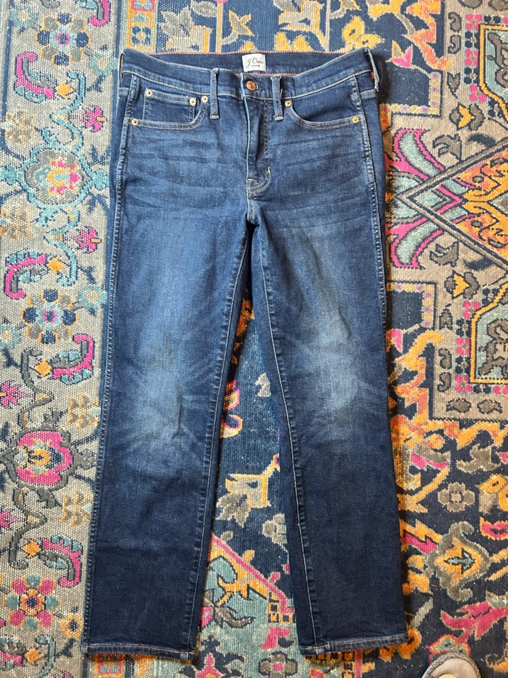 J. Crew 9” Rise Vintage Straight Leg Jeans